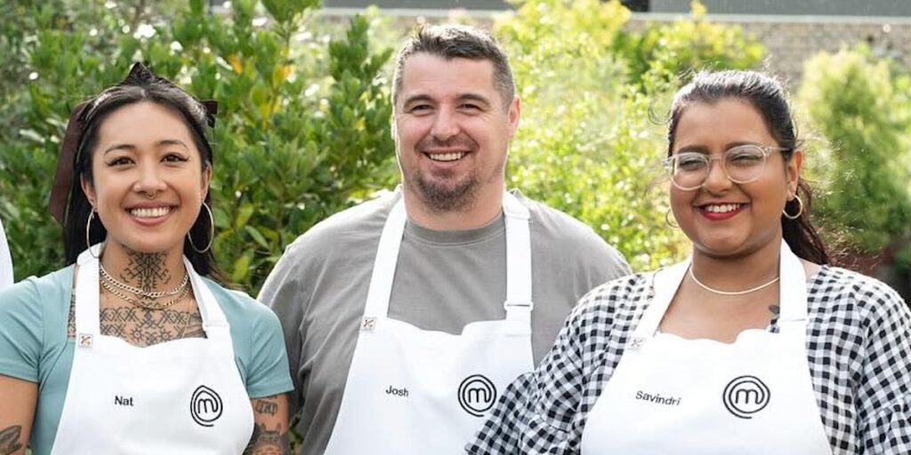 Josh, Sav and Nat on MasterChef