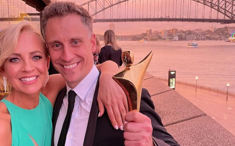 Carrie Bickmore and Chris Walker