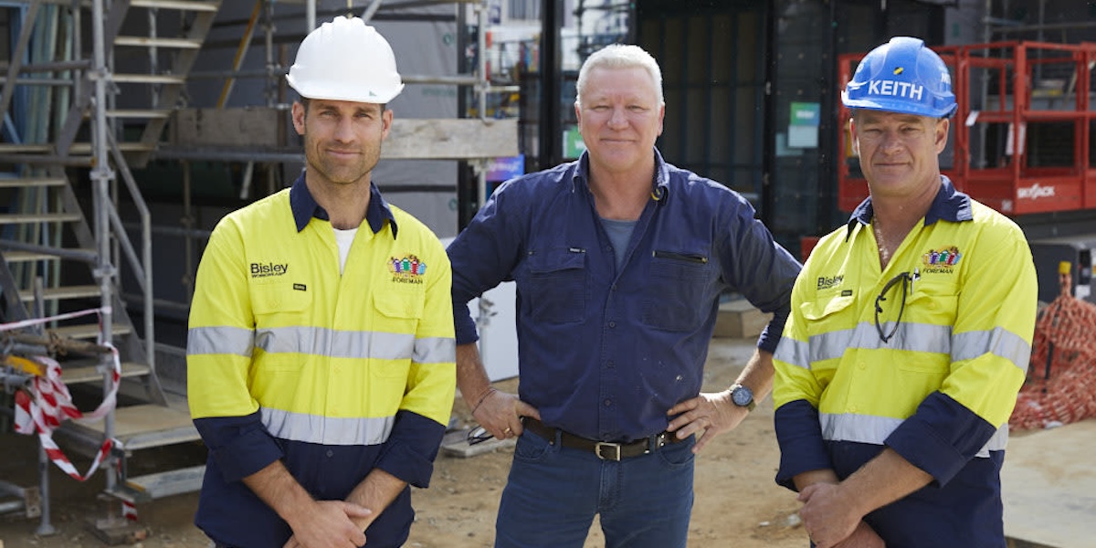 Dan, Scott and Foreman keith on the block