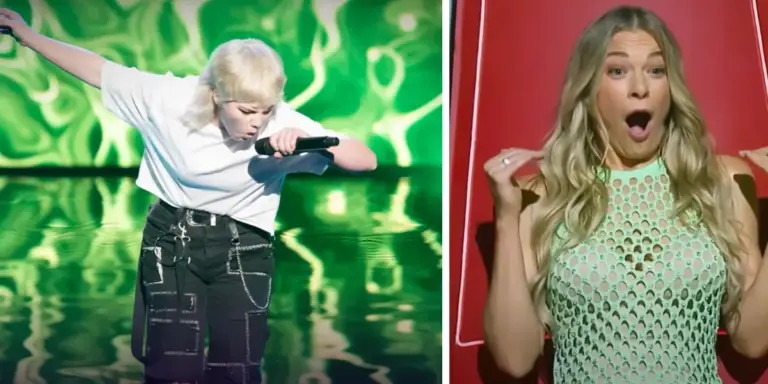 The Voice singer who shocked the nation with her screamo Britney Spears cover