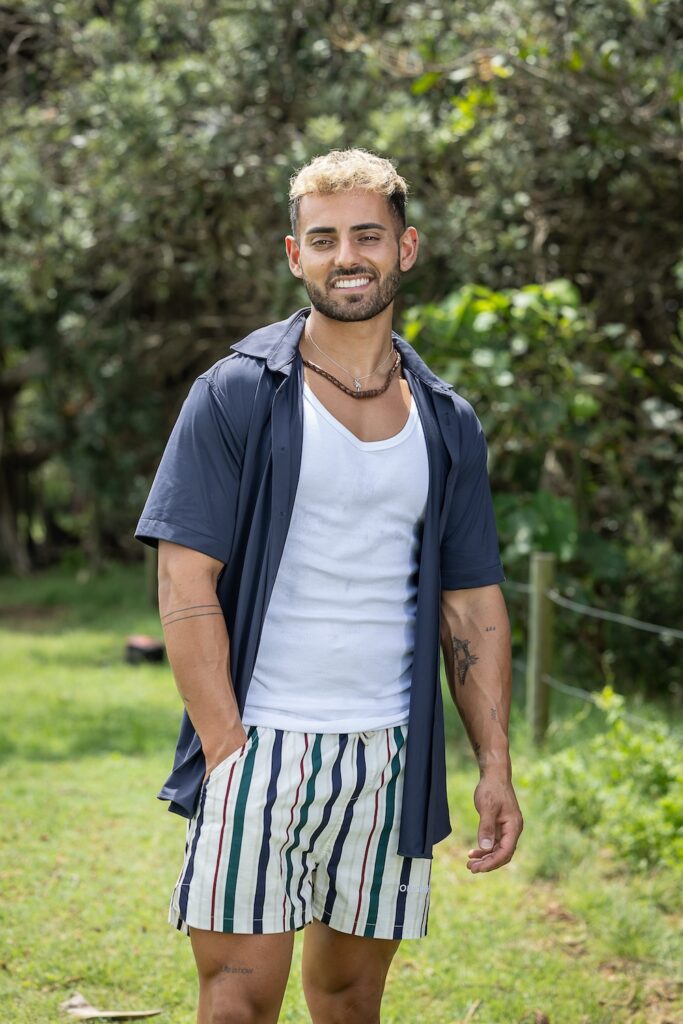 Nathan on FBoy Island Australia Season 2. Image: BINGE.