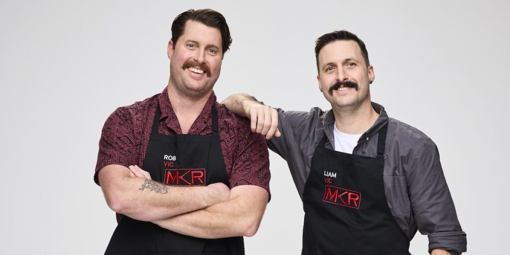 Rob and Liam on My Kitchen Rules 2024