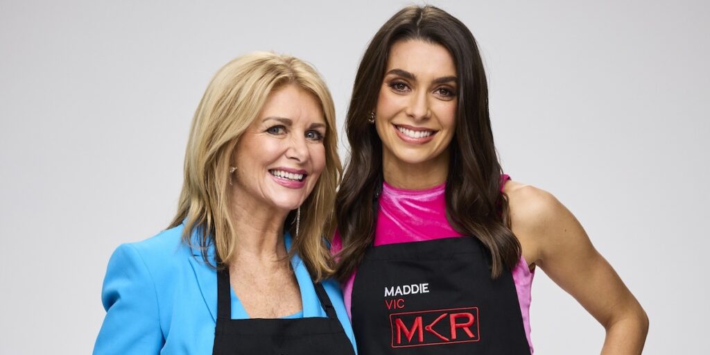 My Kitchen Rules Gatecrashers Janey and Maddie. Image: Seven.