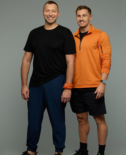 Ian Thorpe and Christian Miranda.