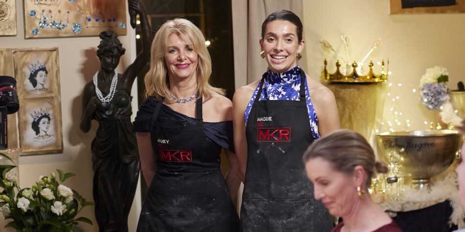 Maddie and Janey on MKR 2024.