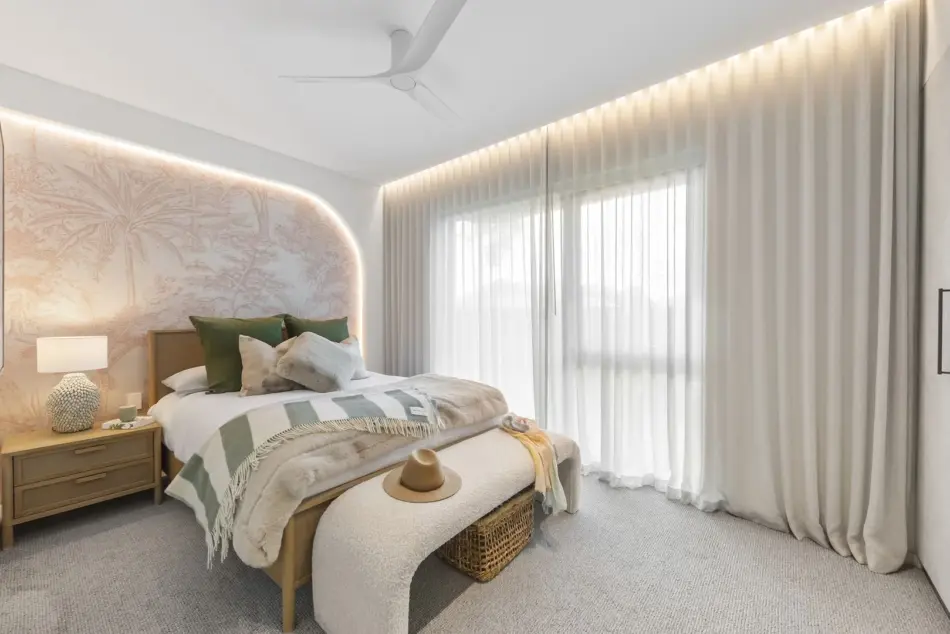 Ricky and Haydn house bedroom, The Block 2024: Image: Domain