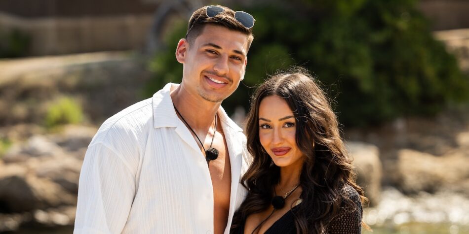 Nico and Mia on Love Island Australia 2024.