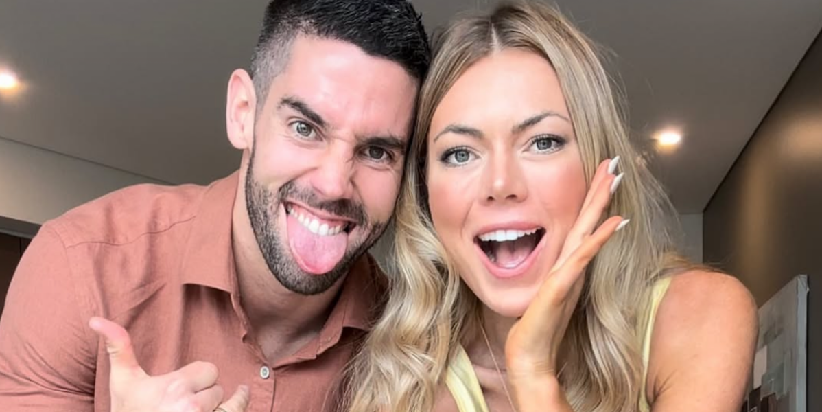 MAFS' Jacqui and Ryan pose together in a recent Instagram photo.