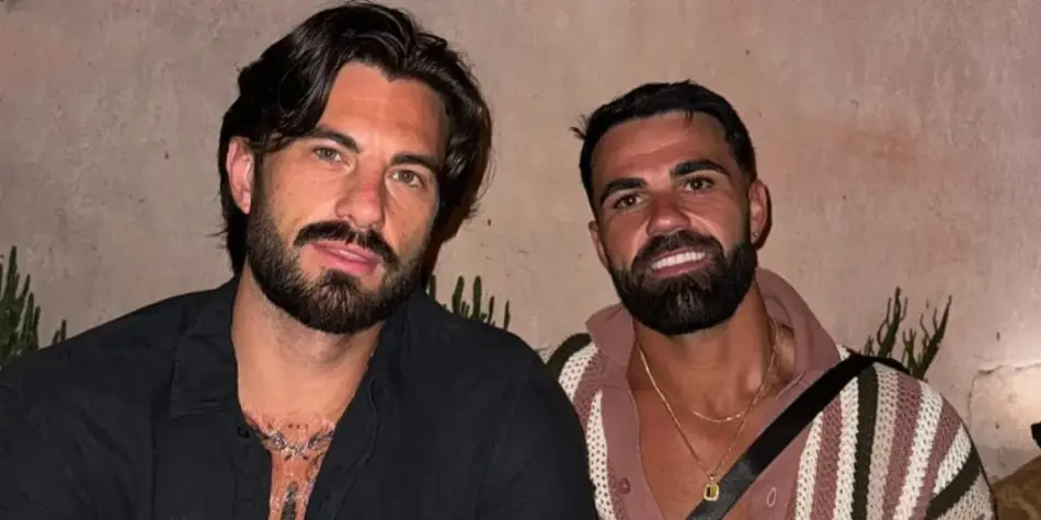 Adrian with fellow MAFS' 2025 contestant Eliot