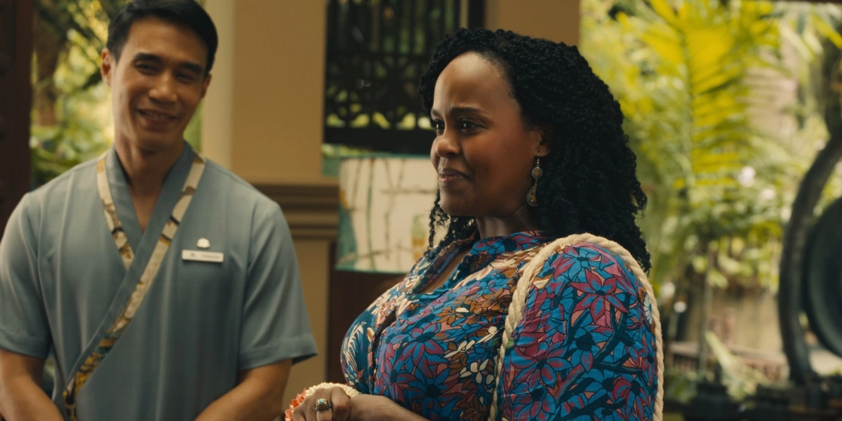 Natasha Rothwell in The White Lotus Season 3 trailer.