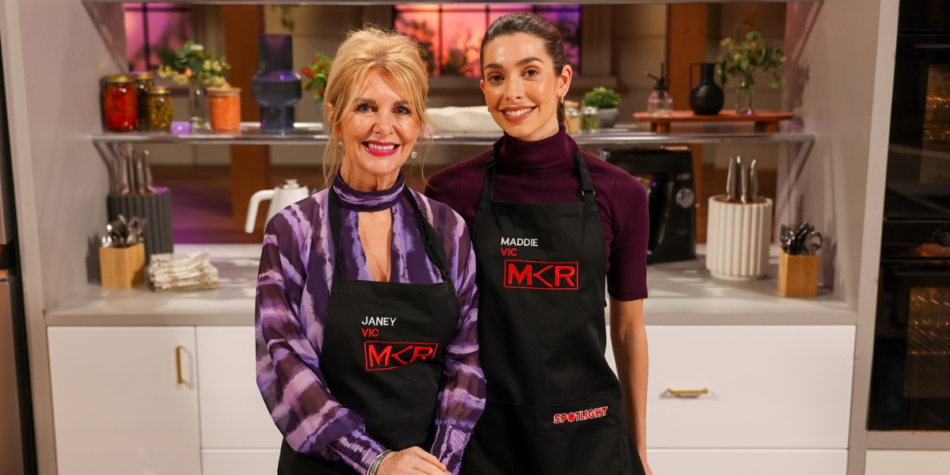 Janey and Maddie on My Kitchen Rules (MKR) 2024