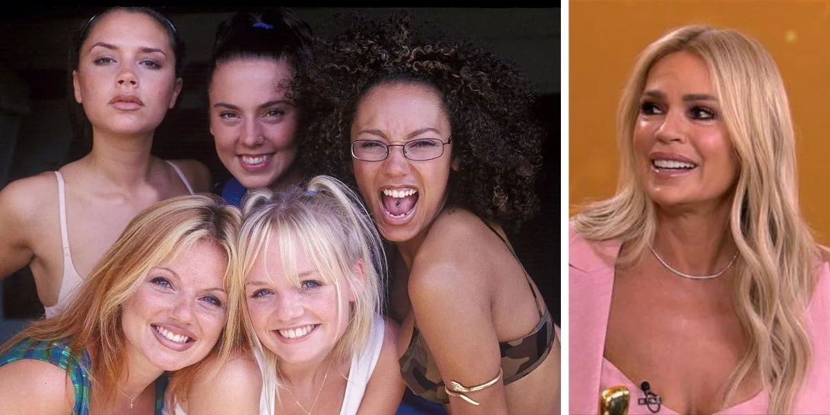 Mel C and The Spice Girls with Sonia Kruger.