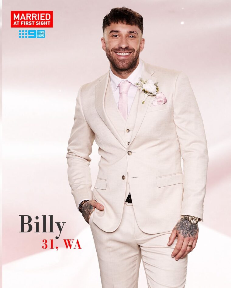 Married at first sight 2025 cast member Billy Belcher