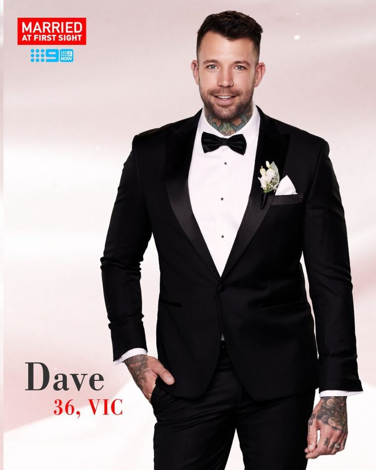 Married at first sight 2025 cast member Dave Hand