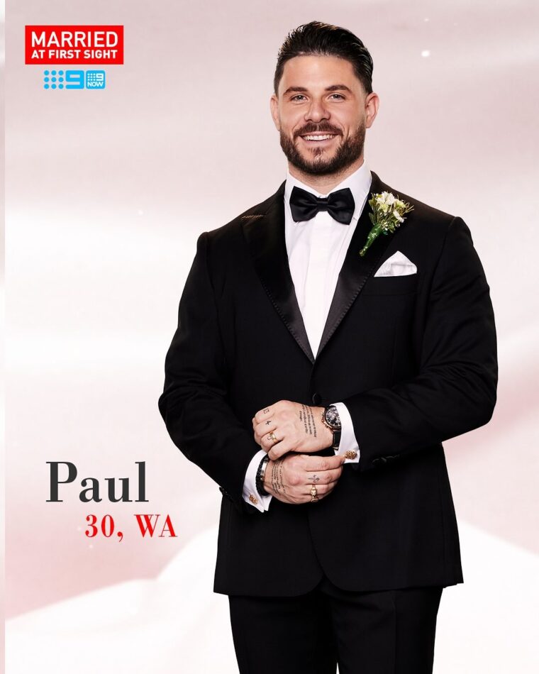 Married at First Sight 2025 cast member Paul Antoine