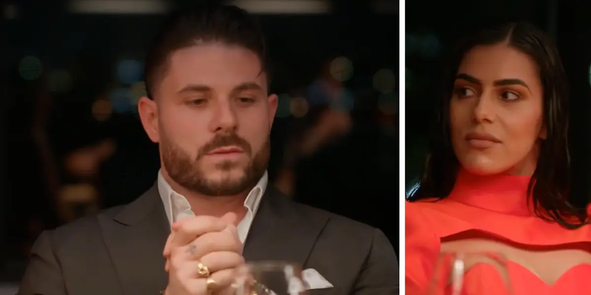 MAFS 2025 Paul Carina relationship expert intimate partner violence punch