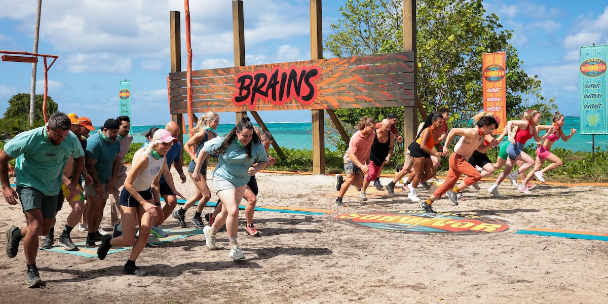 The Brains and Brawn tribe on Australian Survivor