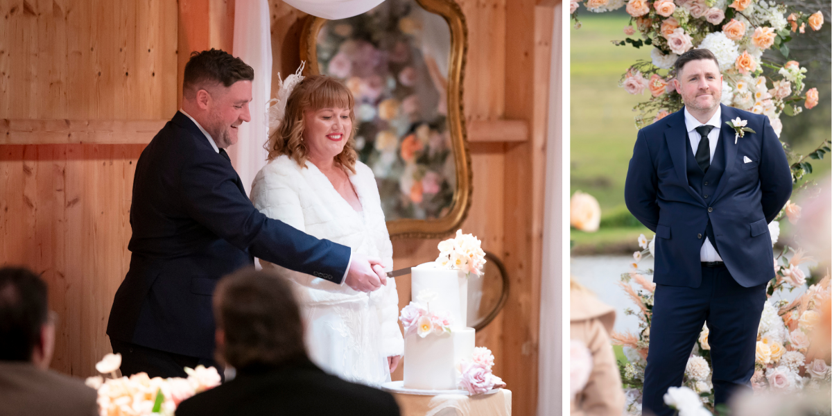 Katie and Tim on their MAFS wedding day.