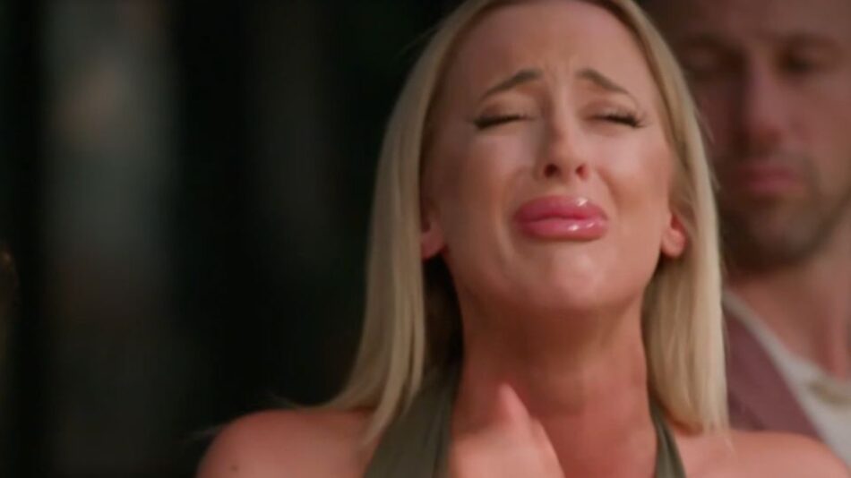 Jamie Marinos cries on MAFS.